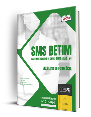 Apostila SMS BETIM - MG 2024 - Auxiliar de Farmácia