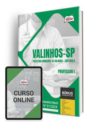 Apostila Prefeitura de Valinhos - SP 2024 - Professor I