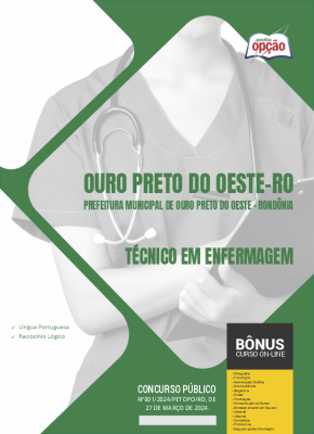 Apostila Prefeitura de Ouro Preto do Oeste - RO em PDF - Técnico em Enfermagem 