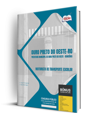 Apostila Prefeitura de Ouro Preto do Oeste - RO 2024 - Motorista de Transporte Escolar