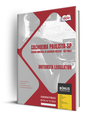 Apostila Câmara de Cachoeira Paulista - SP  - Motorista Legislativo