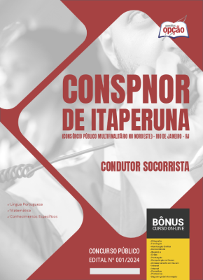 Apostila CONSPNOR de Itaperuna - RJ em PDF - Condutor Socorrista 2024