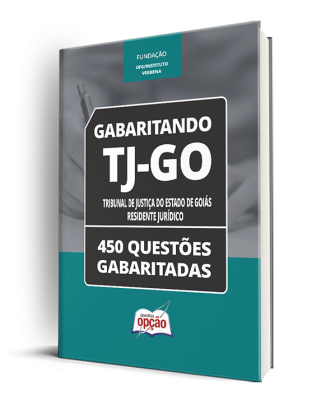 Caderno TJ-GO - Residente Jurídico - 450 questões Gabaritadas