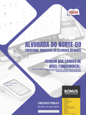 Apostila Prefeitura de Alvorada do Norte - GO em PDF - Comum aos Cargos de Nível Fundamental 