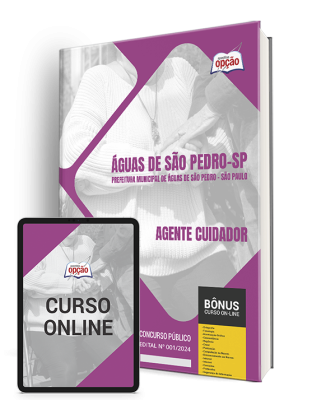 Apostila Prefeitura de Águas de São Pedro - SP  - Agente Cuidador