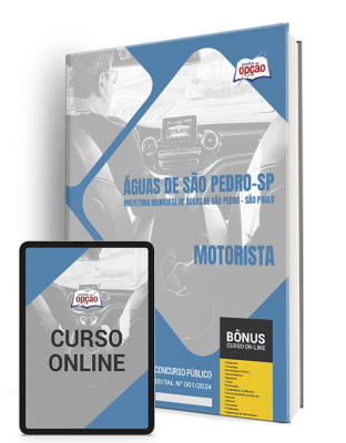 Apostila Prefeitura de Águas de São Pedro - SP  - Motorista