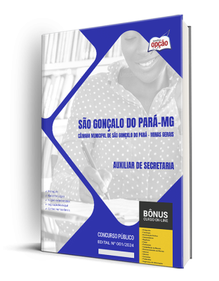 Apostila Câmara de São Gonçalo do Pará - MG 2024 - Auxiliar de Secretaria