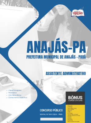Apostila Prefeitura de Anajás - PA em PDF - Assistente Administrativo 