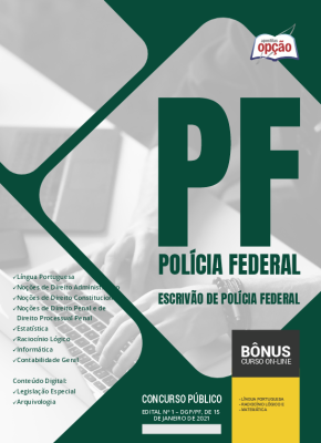 Apostila Polícia Federal (PF) em PDF - Escrivão de Polícia Federal 2024