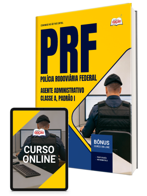 Apostila PRF 2026 - Agente Administrativo - Classe A, Padrão I