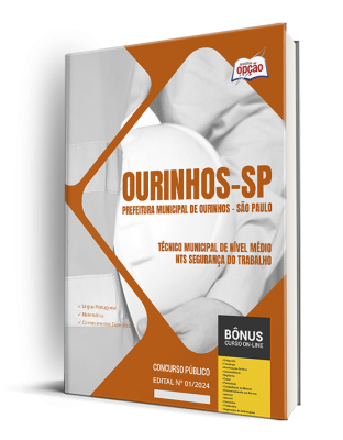 Apostila Prefeitura de Ourinhos - SP 2024 - Técnico Municipal de Nível Médio - NTS - Segurança do Trabalho