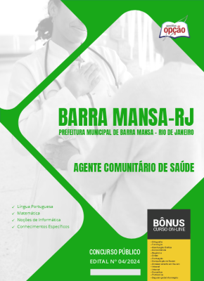 Apostila Prefeitura de Barra Mansa - RJ 2024 - Agente Comunitário de Saúde