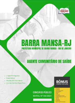 Apostila Prefeitura de Barra Mansa - RJ em PDF - Agente Comunitário de Saúde 2024