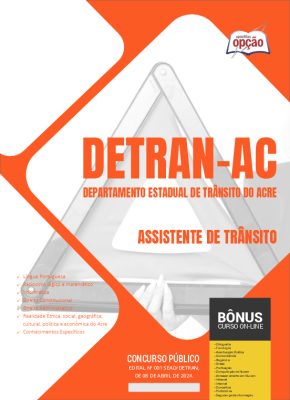 Apostila DETRAN-AC 2024 - Assistente de Trânsito