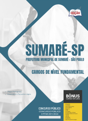 Apostila Prefeitura de Sumaré - SP 2024 - Cargos de Nível Fundamental