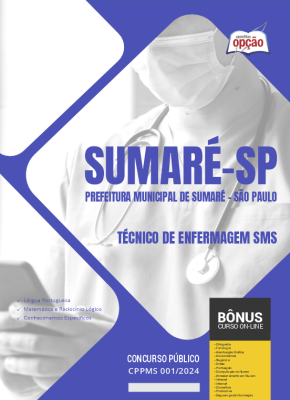 Apostila Prefeitura de Sumaré - SP 2024 - Técnico de Enfermagem SMS