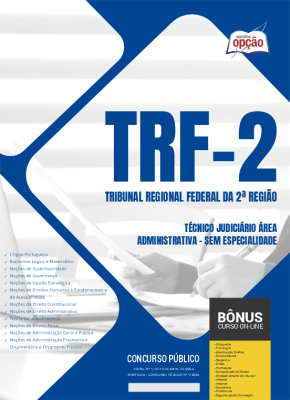 Apostila TRF 2 em PDF - Técnico Judiciário - Área: Administrativa - Sem Especialidade 