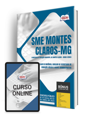Apostila SME Montes Claros  - Auxiliar de Docência, Auxiliar de Secretaria de Educação Básica e Agente Administrativo