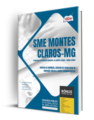 Apostila SME Montes Claros  - Auxiliar de Docência, Auxiliar de Secretaria de Educação Básica e Agente Administrativo