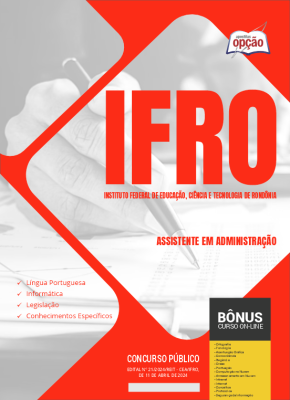 Apostila IFRO em PDF - Assistente em Administração 