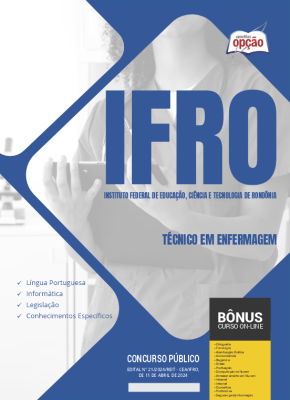 Apostila IFRO em PDF - Técnico em Enfermagem 