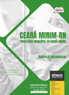 Apostila Prefeitura de Ceará Mirim - RN em PDF - Técnico de Enfermagem 2024