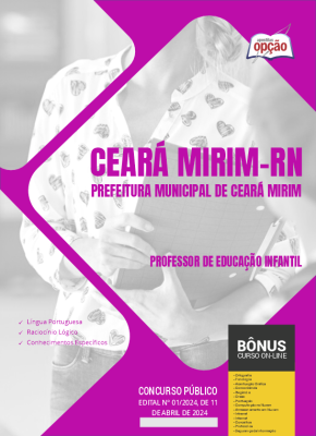 Apostila Prefeitura de Ceará Mirim - RN em PDF - Professor de Educação Infantil 