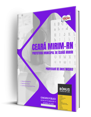 Apostila Prefeitura de Ceará Mirim - RN 2024 - Professor de Anos Iniciais