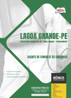 Apostila Prefeitura de Lagoa Grande - PE em PDF - Agente de Combate às Endemias 2024