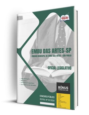 Apostila Câmara de Embu das Artes - SP 2024 - Oficial Legislativo