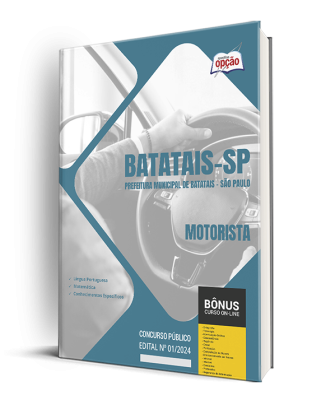 Apostila Prefeitura de Batatais - SP 2024 - Motorista