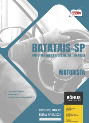Apostila Prefeitura de Batatais - SP 2024 - Motorista