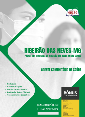 Apostila Prefeitura de Ribeirão das Neves - MG 2024 - Agente Comunitário de Saúde