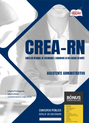 Apostila CREA-RN em PDF - Assistente Administrativo 2024