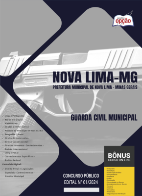 Apostila Prefeitura de Nova Lima - MG 2024 - Guarda Civil Municipal