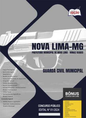 Apostila Prefeitura de Nova Lima - MG em PDF - Guarda Civil Municipal 2024