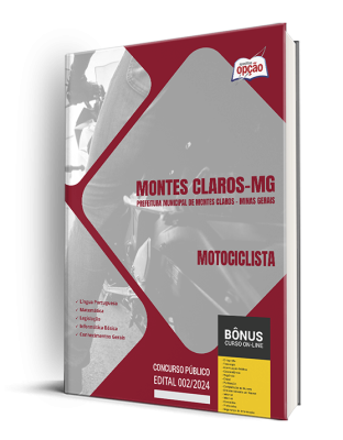Apostila Prefeitura de Montes Claros - MG 2024 - Motociclista