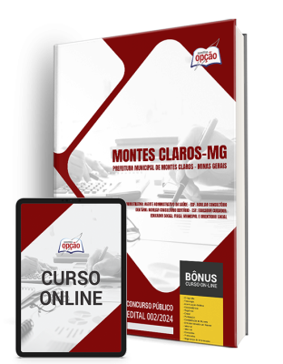 Apostila Prefeitura de Montes Claros - MG 2024 - Comum Nível Médio