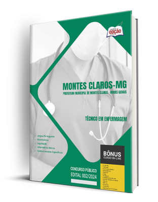 Apostila Prefeitura de Montes Claros - MG 2024 - Técnico em Enfermagem