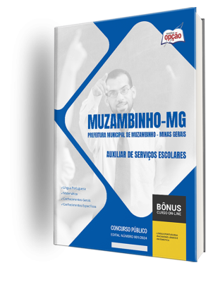 Apostila Prefeitura de Muzambinho - MG 2024 - Auxiliar de Serviços Escolares