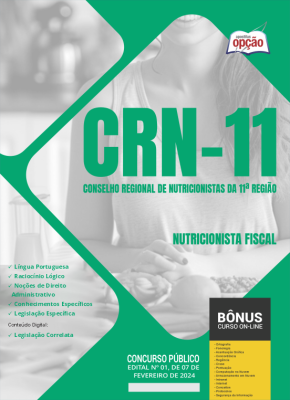 Apostila CRN 11 2024 - Nutricionista Fiscal