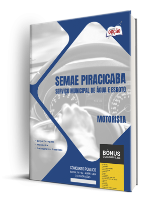 Apostila SEMAE Piracicaba - SP 2024 - Motorista