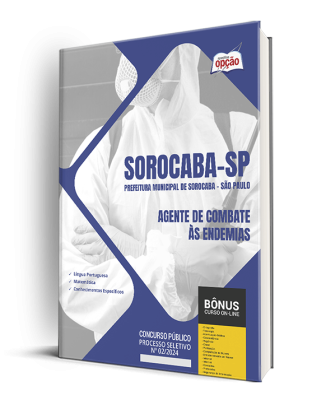 Apostila Prefeitura de Sorocaba - SP 2024 - Agente de Combate às Endemias