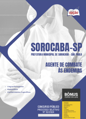 Apostila Prefeitura de Sorocaba - SP 2024 - Agente de Combate às Endemias