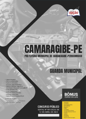 Apostila Prefeitura de Camaragibe - PE 2024 - Guarda Municipal