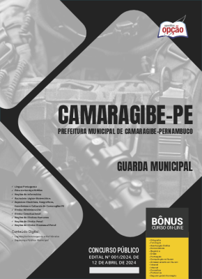 Apostila Prefeitura de Camaragibe - PE em PDF - Guarda Municipal