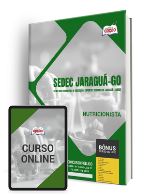 Apostila SEDEC Jaraguá - GO 2024 - Nutricionista