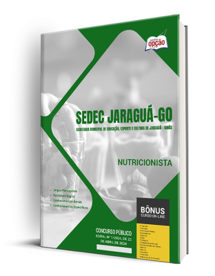 Apostila SEDEC Jaraguá - GO 2024 - Nutricionista