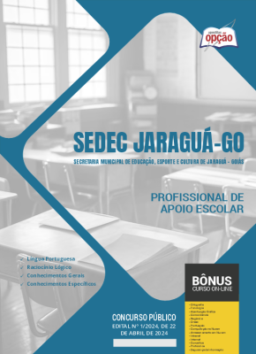 Apostila SEDEC Jaraguá - GO PDF - Profissional de Apoio Escolar 2024