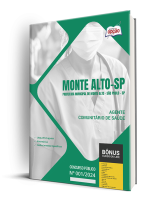 Apostila Prefeitura de Monte Alto - SP 2024 - Agente Comunitário de Saúde